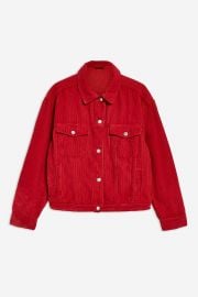 Corduroy Boxy Jacket at Topshop